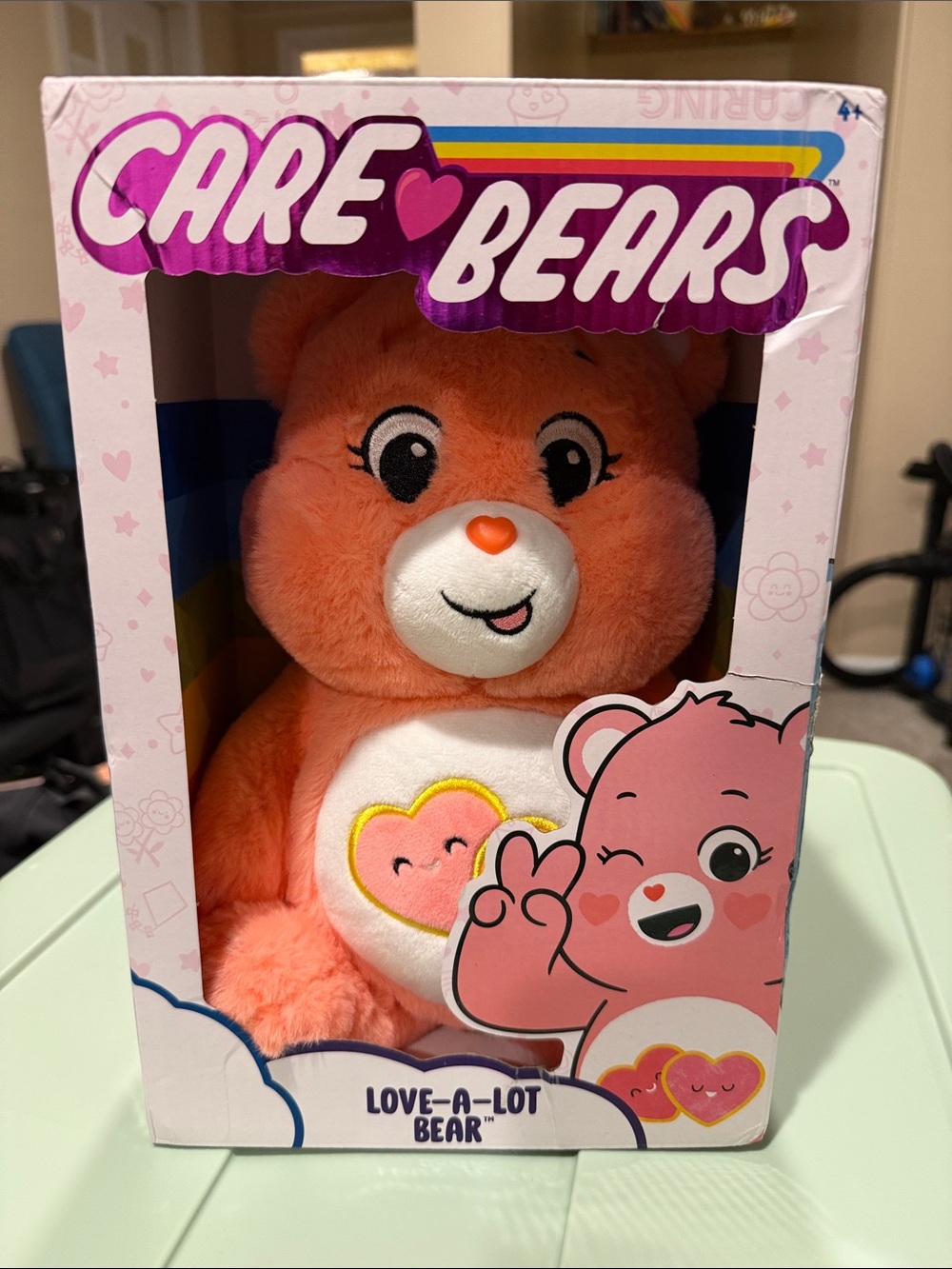 Care Bears Love-a-Lot Bear Plush - Peach/Pink